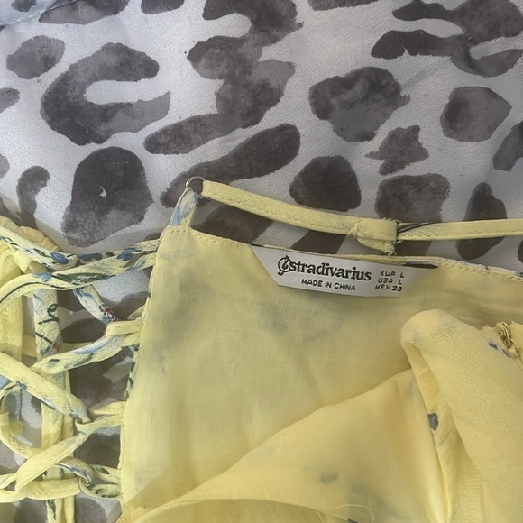Yellow floral dress from ASOS, never worn - Picture 6 of 8